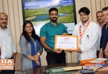 मंडी के सन्नी ठाकुर ने कश्मीर से कन्याकुमारी तक कार ड्राइव कर बनाया नया रिकार्ड